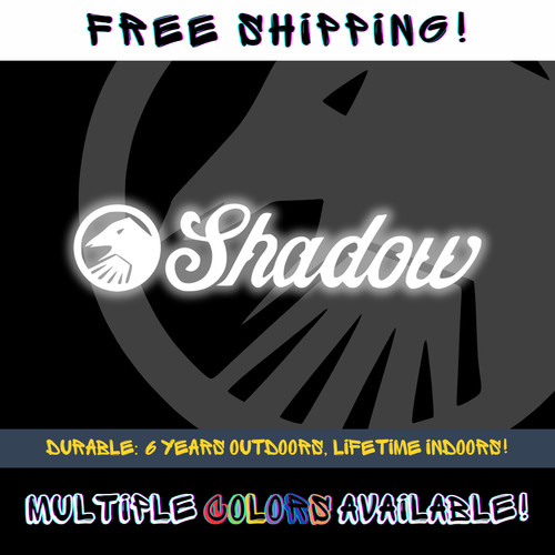 Shadow decal sticker - shadow, bmx